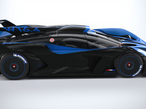 Bugatti Bolide Concept 2020 3D 모델