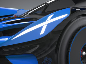 Bugatti Bolide Concept 2020 3D 모델