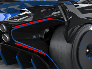 Bugatti Bolide Concept 2020 3D 모델
