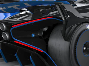 Bugatti Bolide Concept 2020 3D Model