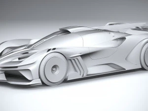 Bugatti Bolide Concept 2020 3D Model
