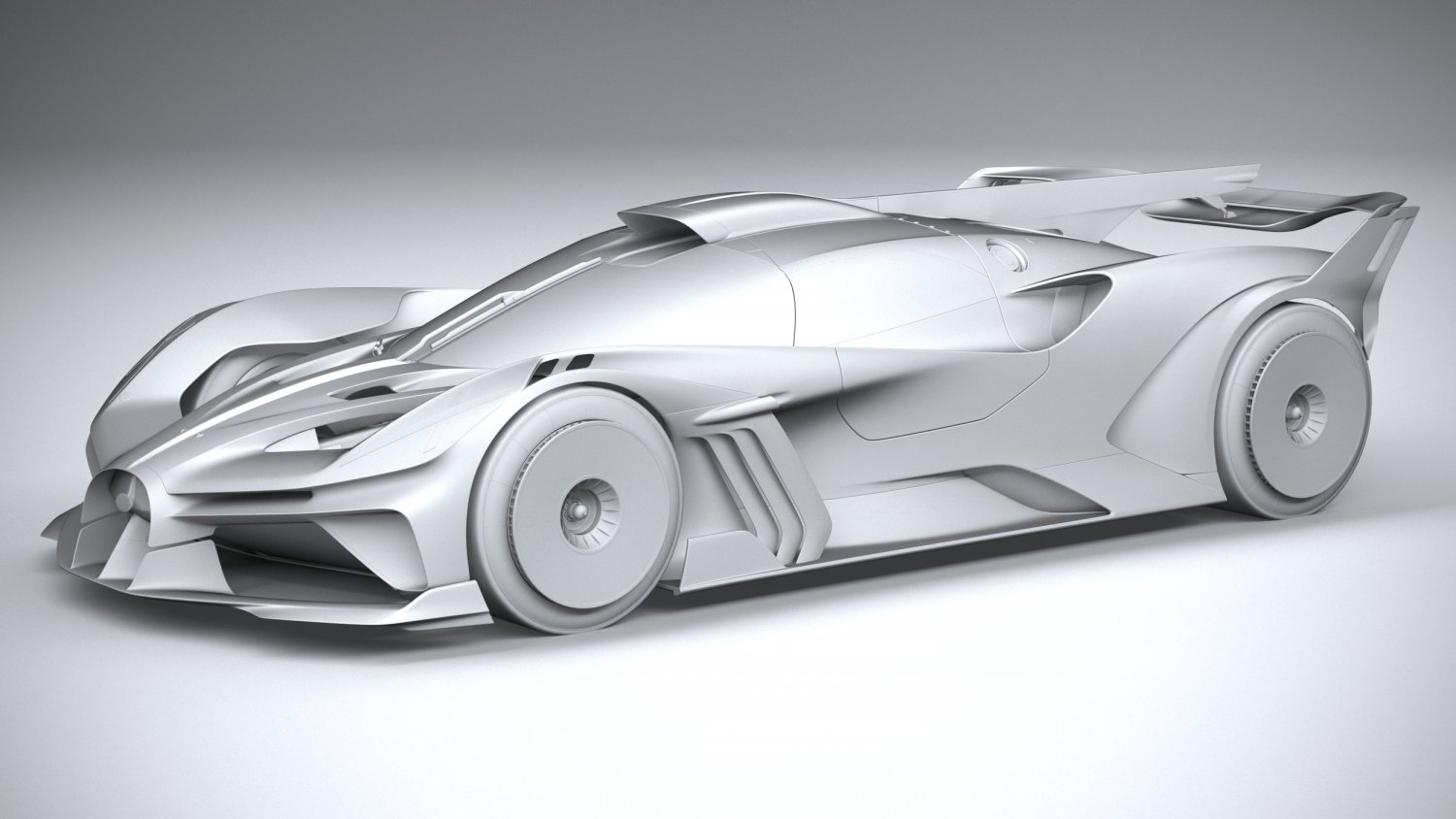 Bugatti Bolide Concept 2020 3D-modell $199 - .3ds .c4d .fbx .ma