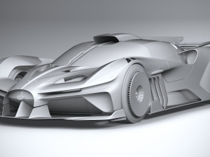 Bugatti Bolide Concept 2020 3D 모델
