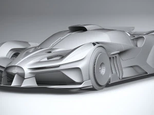 Bugatti Bolide Concept 2020 3D Model