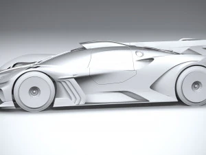 Bugatti Bolide Concept 2020 3D Model