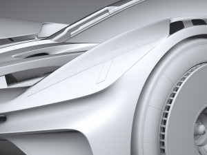 Bugatti Bolide Concept 2020 3D 모델