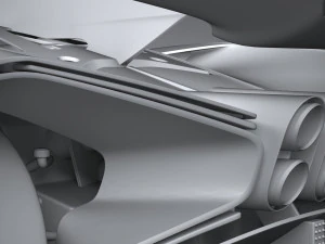 Bugatti Bolide Concept 2020 3D Model