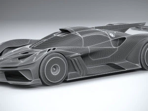 Bugatti Bolide Concept 2020 3D Model