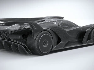 Bugatti Bolide Concept 2020 3D Model