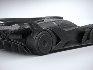 Bugatti Bolide Concept 2020 3D 모델