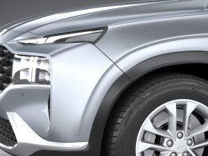 Hyundai Santa Fe Basic 2021 Modelo 3D