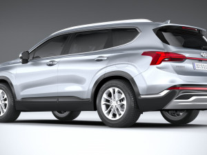 Hyundai Santa Fe Basic 2021 Modelo 3D