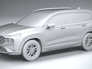 Hyundai Santa Fe Basic 2021 Modelo 3D