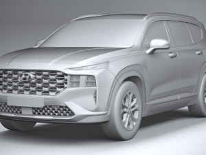 Hyundai Santa Fe Basic 2021 Modelo 3D
