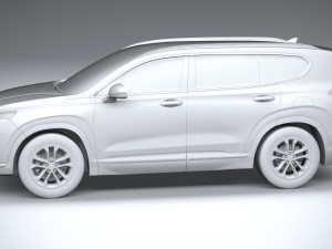 Hyundai Santa Fe Basic 2021 Modelo 3D