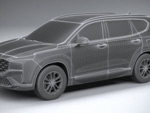 Hyundai Santa Fe Basic 2021 Modelo 3D