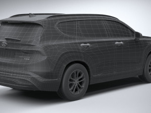 Hyundai Santa Fe Basic 2021 Modelo 3D