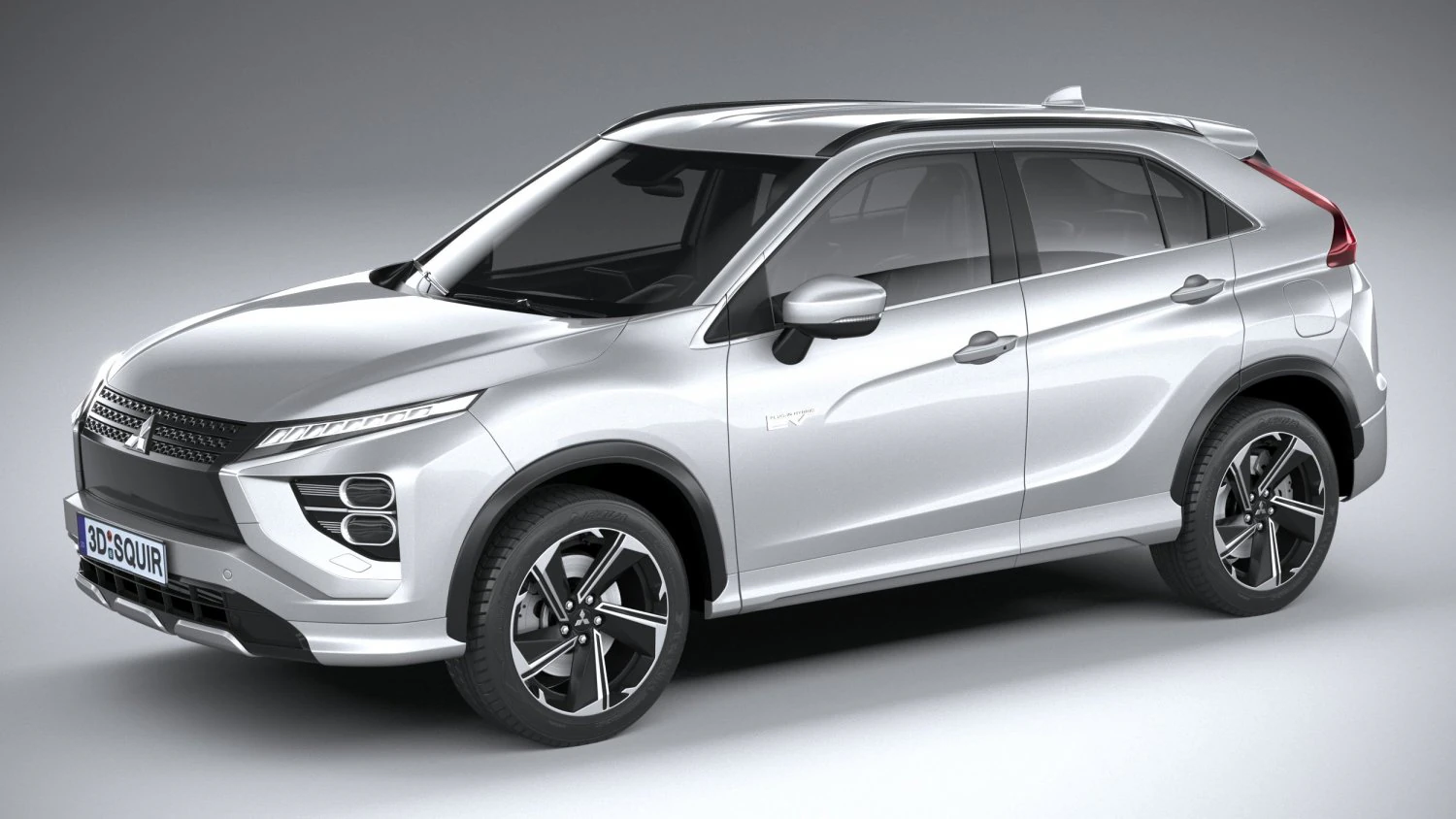Mitsubishi Eclipse Cross 2022 3D Model .c4d .max .obj .3ds .fbx .stl .blend 