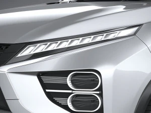 Mitsubishi Eclipse Cross 2022 3D Model