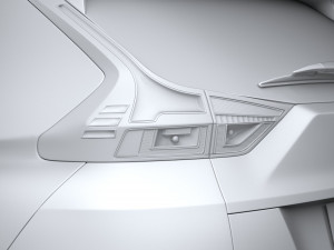 Mitsubishi Eclipse Cross 2022 3D Model