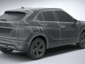 Mitsubishi Eclipse Cross 2022 3D Model