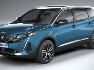 Peugeot 5008 2021 Modelo 3D