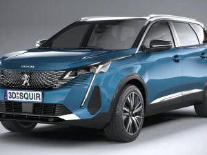 Peugeot 5008 2021 3D Model