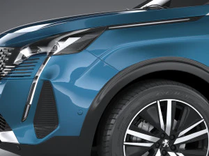 Peugeot 5008 2021 3D Model