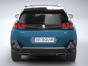 Peugeot 5008 2021 3D Model