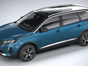 Peugeot 5008 2021 3D Model