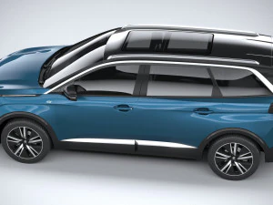 Peugeot 5008 2021 3D Model