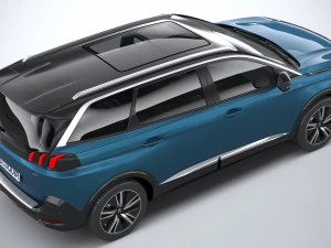 Peugeot 5008 2021 3D Model