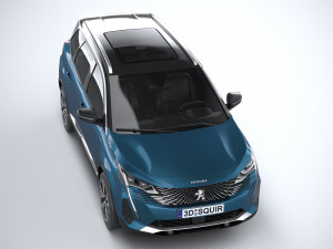 Peugeot 5008 2021 Modelo 3D