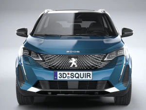 Peugeot 5008 2021 3D Model