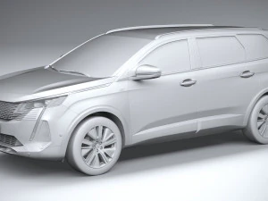 Peugeot 5008 2021 3D Model