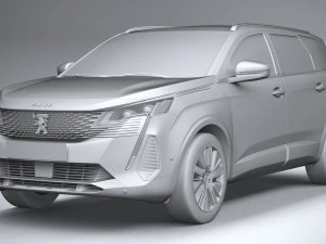 Peugeot 5008 2021 3D Model