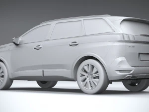 Peugeot 5008 2021 3D Model
