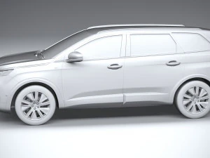 Peugeot 5008 2021 3D Model