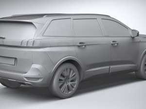 Peugeot 5008 2021 Modelo 3D