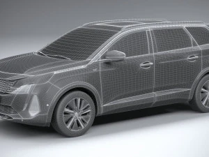 Peugeot 5008 2021 3D Model