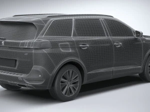 Peugeot 5008 2021 3D Model