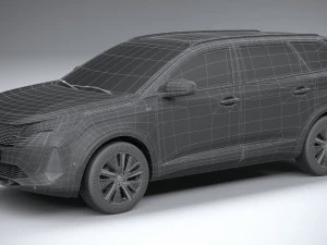 Peugeot 5008 2021 3D Model
