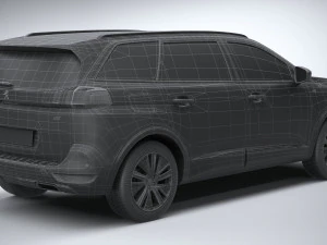 Peugeot 5008 2021 3D Model