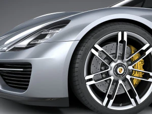 Porsche 960 Turismo 2021 3D Model