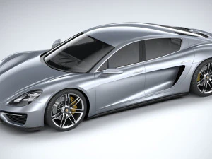 Porsche 960 Turismo 2021 3D Model