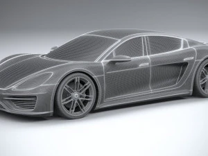 Porsche 960 Turismo 2021 3D Model