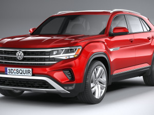 Volkswagen Atlas Cross Sport Regular 2021 3D Модель