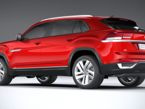 Volkswagen Atlas Cross Sport Regular 2021 3D Модель