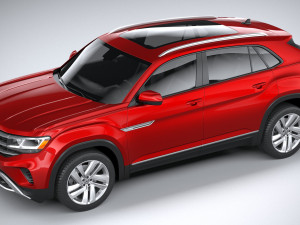 Volkswagen Atlas Cross Sport Regular 2021 3D Модель
