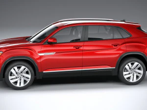 Volkswagen Atlas Cross Sport Regular 2021 3D Model